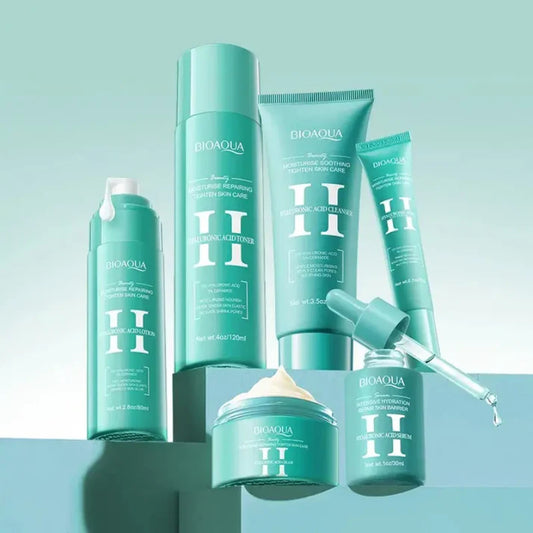 Kit Facial de Acido Hialuronico Bioaqua - 6 Productos