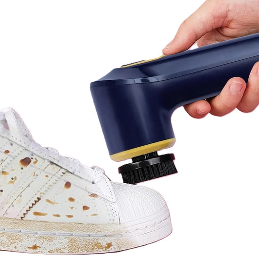 CEPILLO LUSTRADOR ELECTRICO DE ZAPATOS 3 EN 1, LIMPIADOR, PULIDOR, BRILLADOR