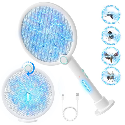 RAQUETA MOSQUITERO ELÉCTRICO PLEGABLE