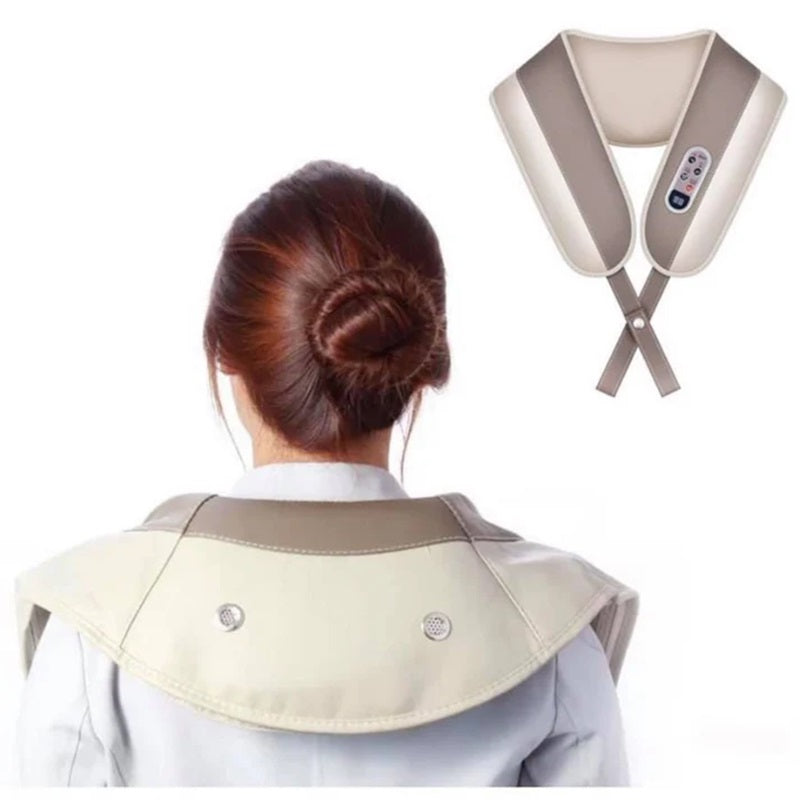 MASAJEADOR DE ESPALDA Y CUELLO ELÉCTRICO