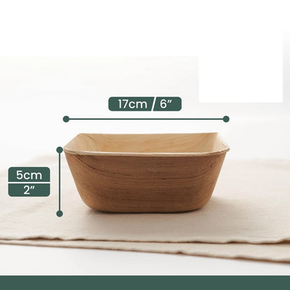 Bowls Cuadrados Biodegradables LEEF – Ecológicos