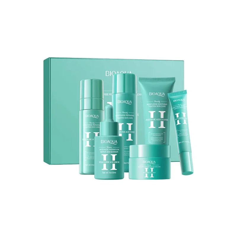 Kit Facial de Acido Hialuronico Bioaqua - 6 Productos