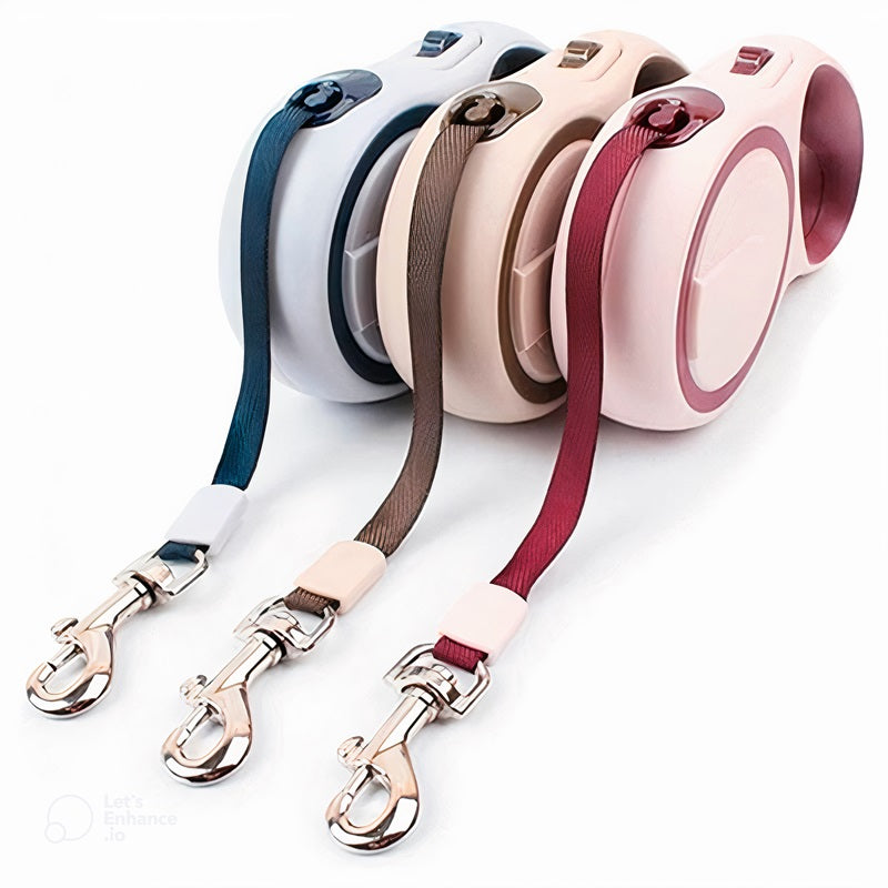 CORREA RETRÁCTIL PARA MASCOTAS 360°