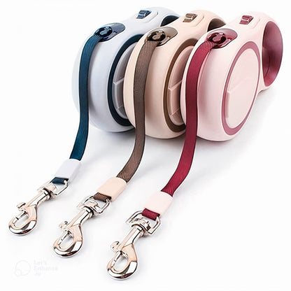 CORREA RETRÁCTIL PARA MASCOTAS 360°