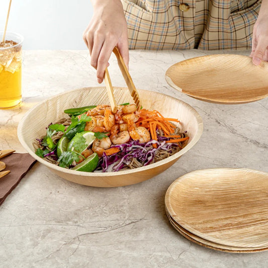 Contenedor Redondo Biodegradable con Tapa de Plástico Reciclado LEEF – Ecológicos