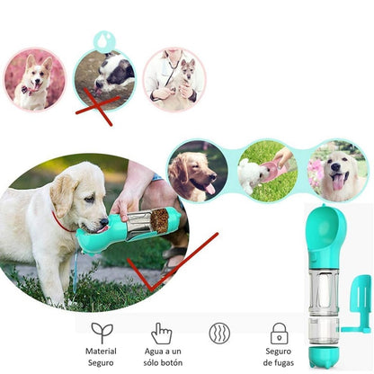 BEBEDERO MULTIFUNCIONAL 4 EN 1 PARA MASCOTAS