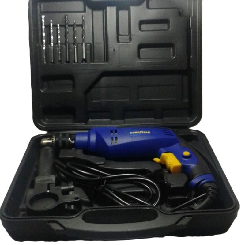 TALADRO PERCUTOR GOODYEAR 650W REVERSIBLE GY-DI-30061-1