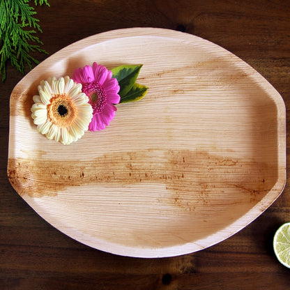 Bandejas Biodegradables LEEF Ovaladas – Ecológicos (3 unidades)