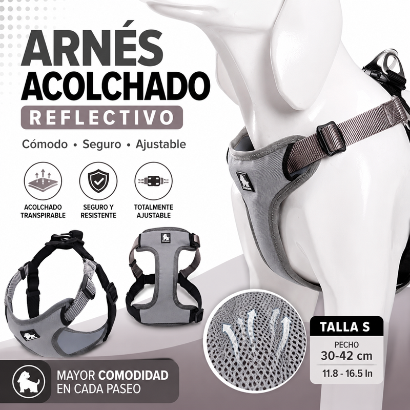 Arnes Pechera Reflectiva para Perro TrueLove