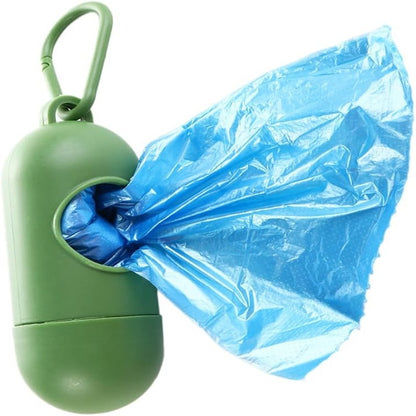Dispensador de Bolsas para Mascotas Portátil + Rollo Incluido