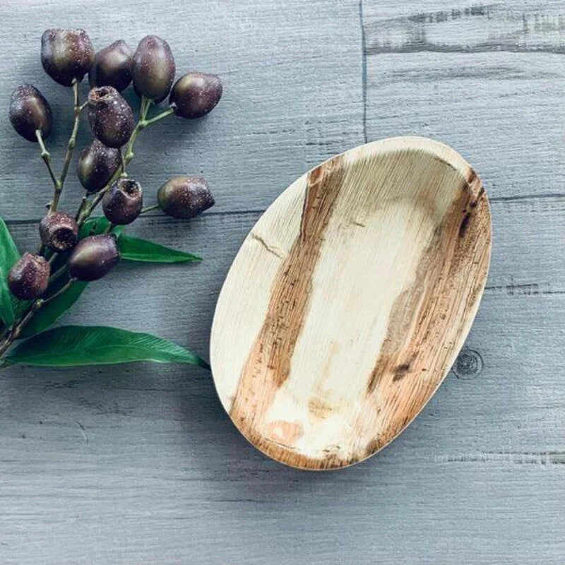 Bandejas Biodegradables LEEF Ovaladas – Ecológicos (3 unidades)