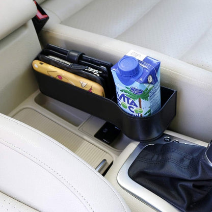 BOLSILLO ORGANIZADOR LATERAL CON PORTAVASOS PARA VEHICULO