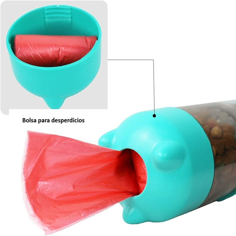 BEBEDERO MULTIFUNCIONAL 4 EN 1 PARA MASCOTAS