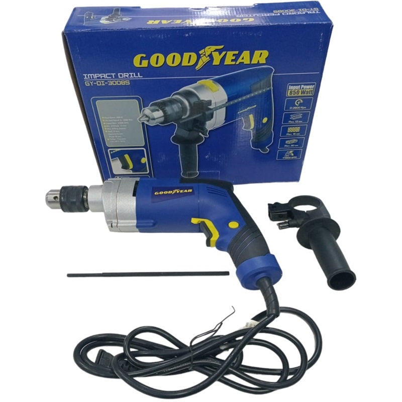 TALADRO PERCUTOR GOODYEAR 850W REVERSIBLE GY-DI-30085
