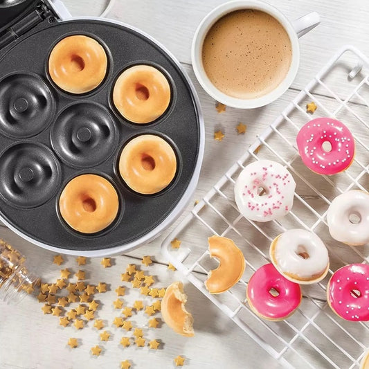MAQUINA PARA HACER DONAS (7 DONUTS) ANTIADHERENTE