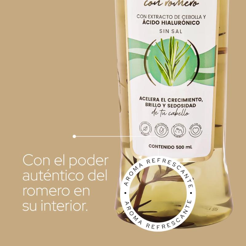 Shampoo con Romero Anyeluz