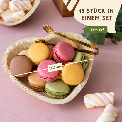 Bowls Biodegradables LEEF En Forma de Corazon – Ecológicos (3 unidades)