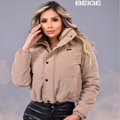 CHAQUETA PARA MUJER KIARA Estilo Puffer Acolchado con Interior Premium