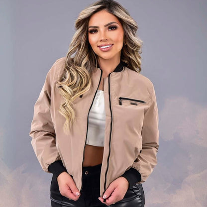 CHAQUETA PARA MUJER PRAGA Forro Ovejero y Tela Premium