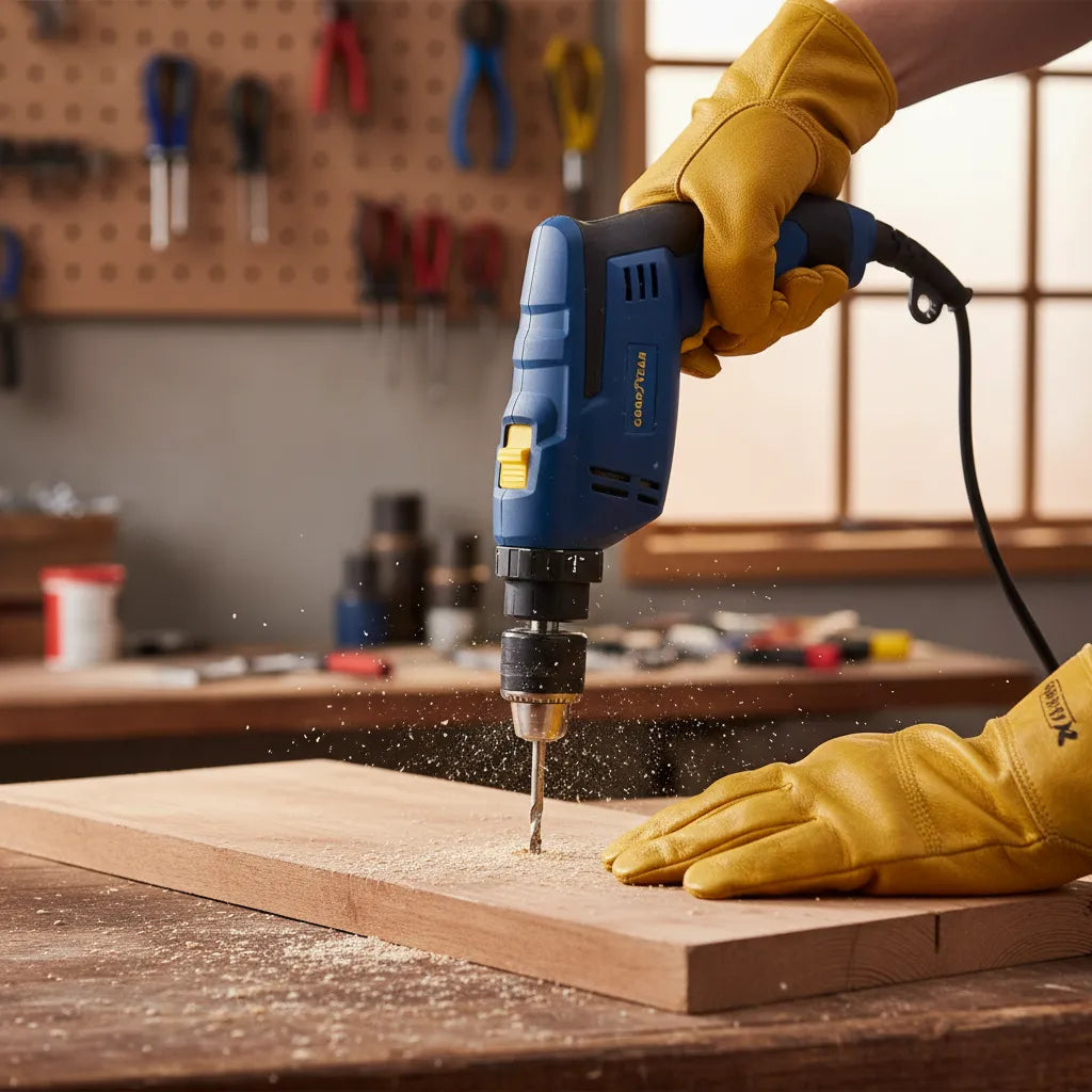 TALADRO PERCUTOR GOODYEAR 650W REVERSIBLE GY-DI-30061-1