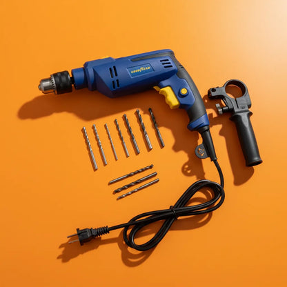 TALADRO PERCUTOR GOODYEAR 650W REVERSIBLE GY-DI-30061-1