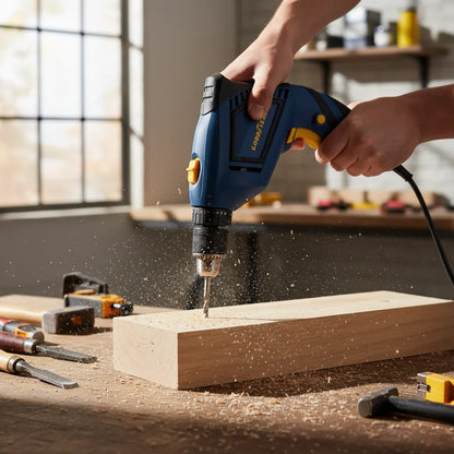 TALADRO PERCUTOR GOODYEAR 680W REVERSIBLE GY-DI-30068