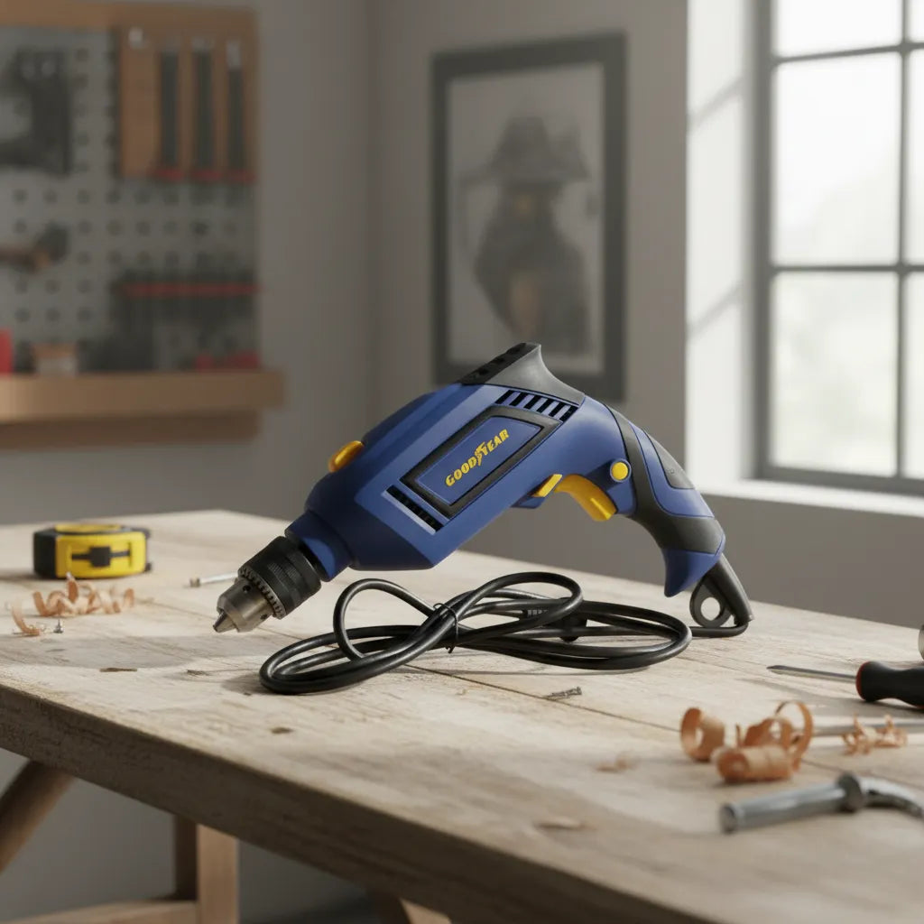 TALADRO PERCUTOR GOODYEAR 680W REVERSIBLE GY-DI-30068