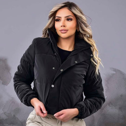 CHAQUETA PARA MUJER KIARA Estilo Puffer Acolchado con Interior Premium