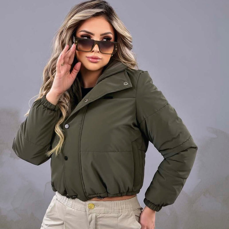 CHAQUETA PARA MUJER KIARA Estilo Puffer Acolchado con Interior Premium