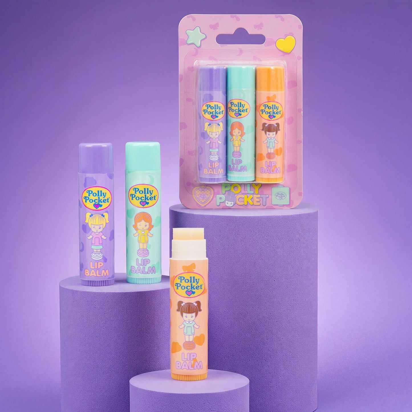 Kit Lip Balm x3 Polly Pocket Trendy Ref MT2403