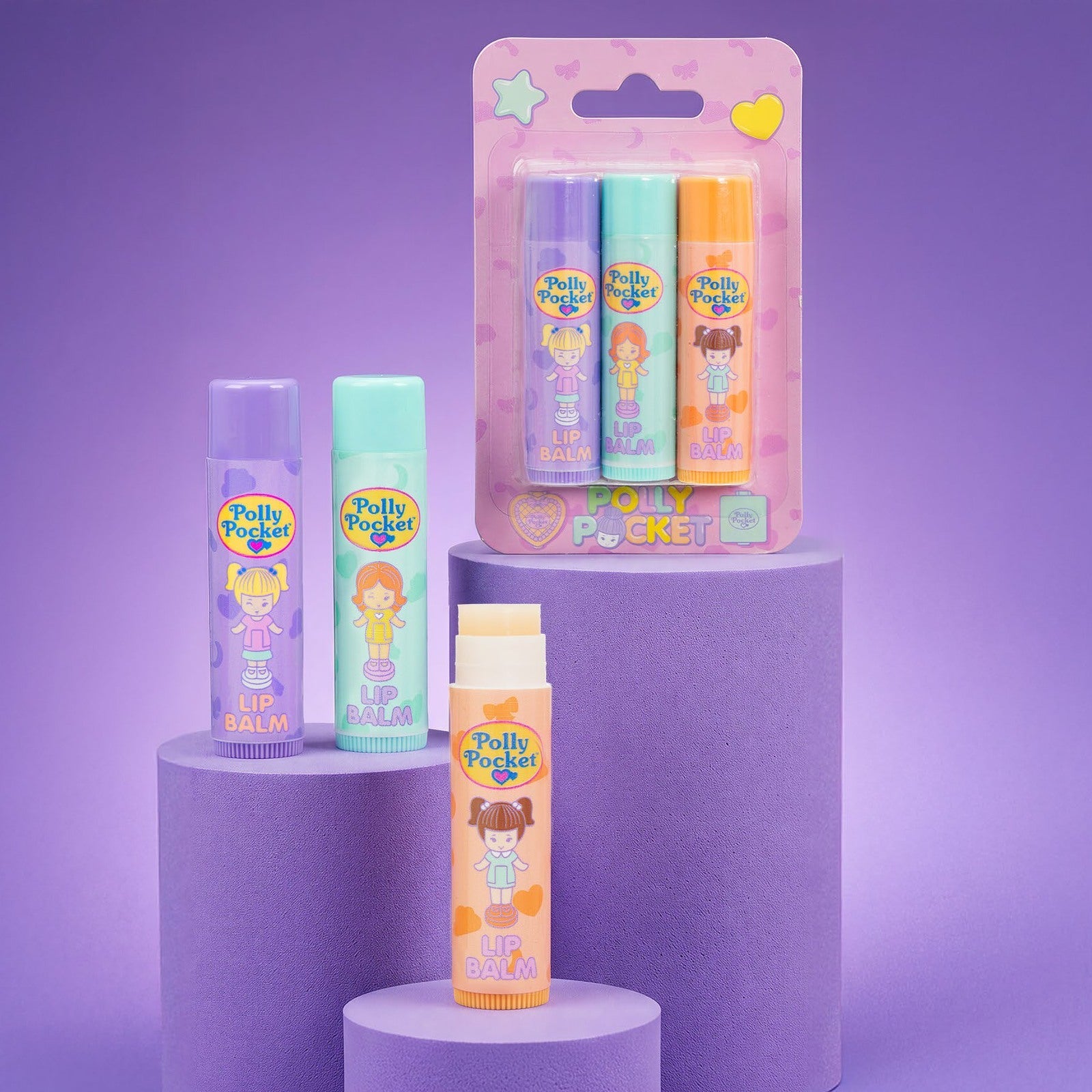 Kit Lip Balm x3 Polly Pocket Trendy Ref MT2403